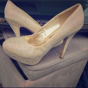 Gold heels